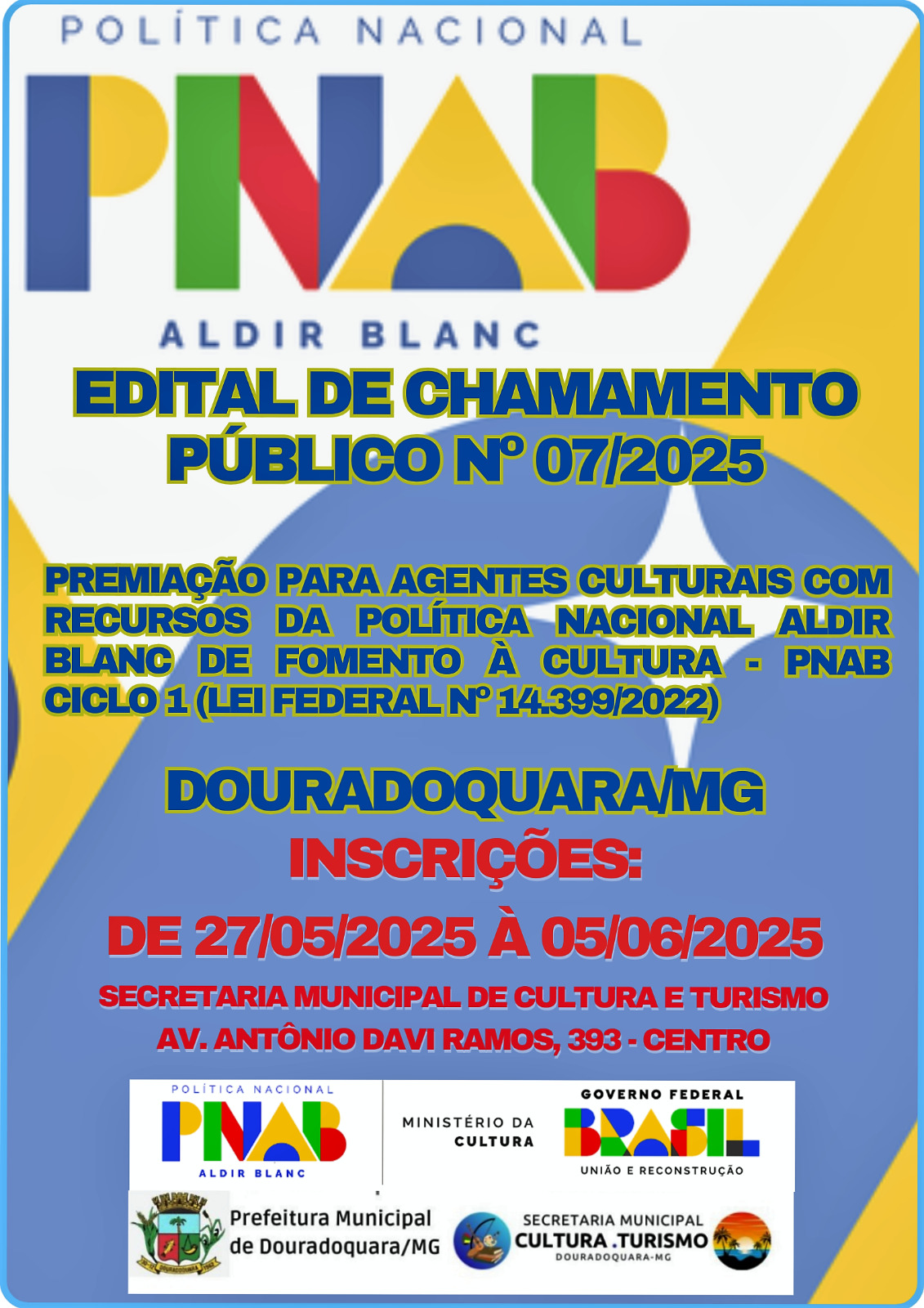RESULTADO PRELIMINAR DO EDITAL DE CHAMAMENTO PÚBLICO 007/2025